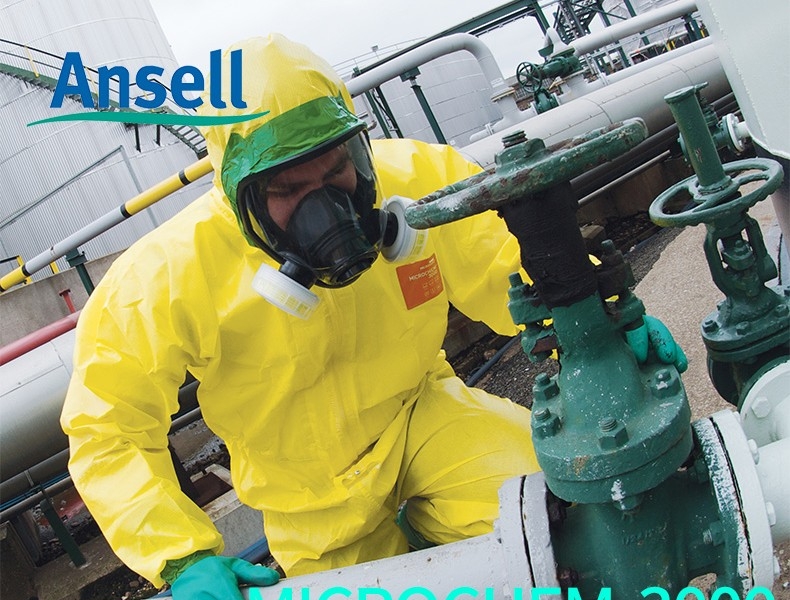 微護(hù)佳MC3000 YE30-W-99-111-02黃色雙袖連體防化服圖片5 微護(hù)佳MC3000 YE30-W-99-111-02黃色雙袖連體防化服圖片5