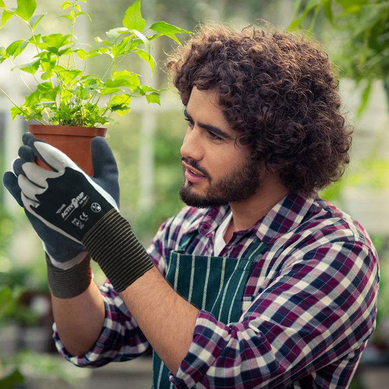 TOWA SH324橡膠涂層耐油防滑勞保手套圖片1