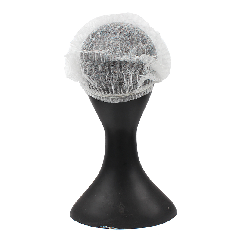 愛馬斯40048W-19BL無紡布白色一次性條形帽圖片1