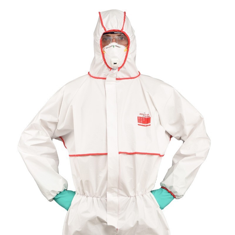 坤澤爾K2000B白色連帽防護(hù)服圖片2