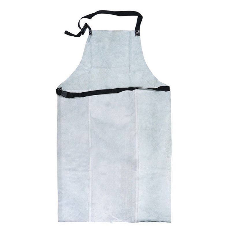 焊獸61505原色焊工皮圍裙圖片2