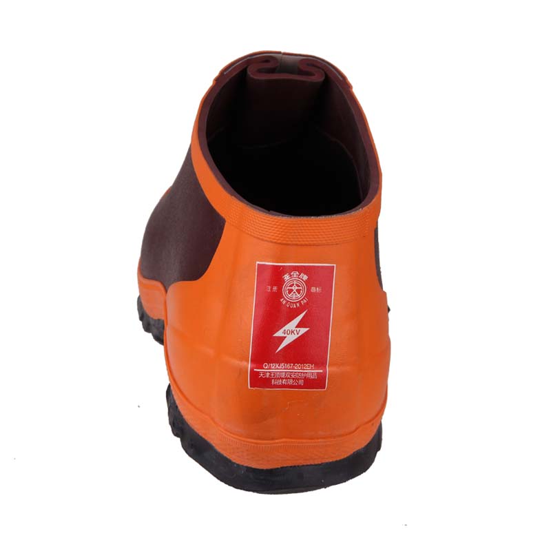 安全牌ZTX040橙棕色40kv電安全絕緣靴套圖片3