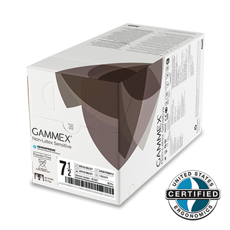 安思爾GAMMEX 340007070氯丁橡膠外科手套圖片1