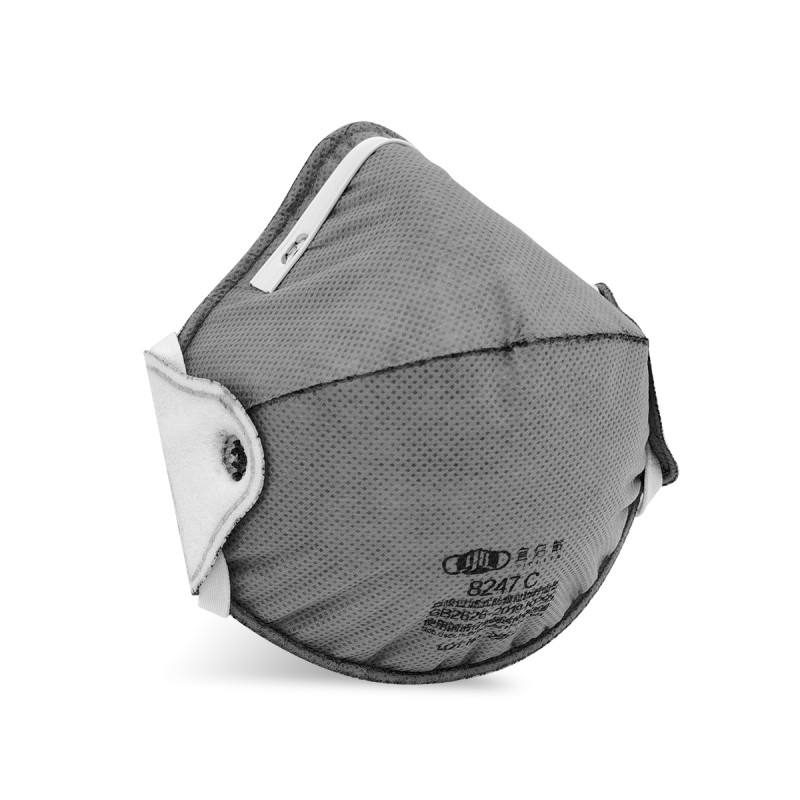 YICHITA宜啟戴YQD8577C頭帶式杯型帶閥有機蒸氣KP95防塵口罩圖片2