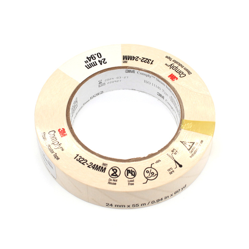 3M1322壓力蒸汽滅菌指示膠帶