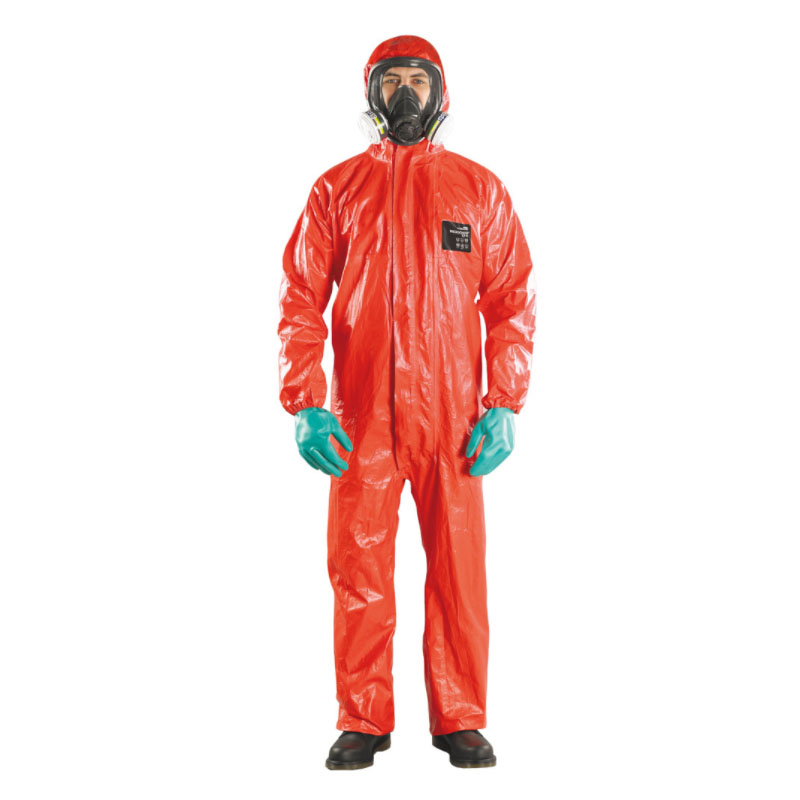 微護佳CFR RD96-T-99-111-02高亮紅色阻燃防化服