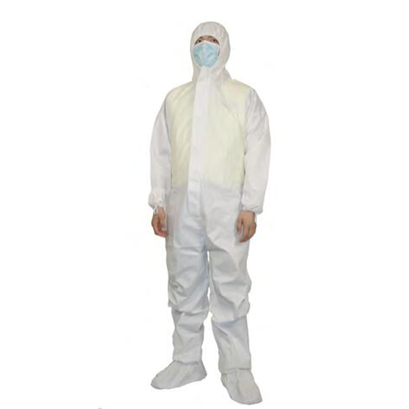 PIP I604白色帶帽連體一次性防護(hù)服