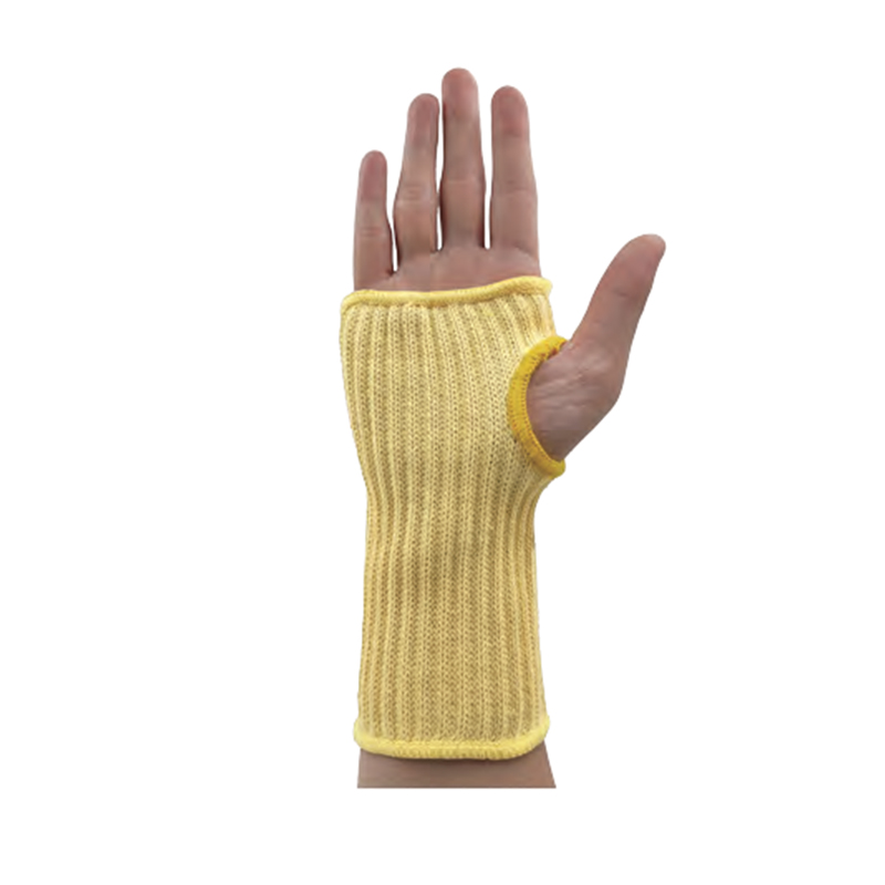 思衛(wèi)爾S780-1拇指孔款黃色7針?lè)季]阻燃防割小護(hù)臂