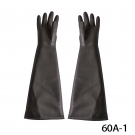 威蝶60A-1黑色耐酸堿乳膠手套