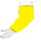 微護(hù)佳YE30-W-99-600-00 MC3000黃色防化套袖