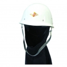 盾牌白色安全帽加阻燃披肩