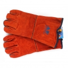 友盟AP-2103銹橙色牛二層皮電焊手套