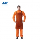 友盟AP-6300咖啡色牛二層芯皮圍裙