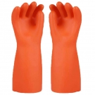 雪蓮0級1000V橙色天然乳膠絕緣工業(yè)手套