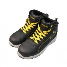 STANLEY史丹利ST6208黑色中幫牛皮防砸防刺穿安全鞋