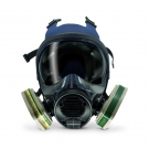 YICHITA宜啟戴YQD1808硅膠雙濾盒全面罩防毒面具