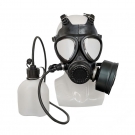 邦固MF11橡膠單濾罐全面罩防毒面具