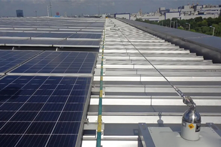 梅思安水平生命線助力國(guó)內(nèi)光伏產(chǎn)業(yè)施工安全