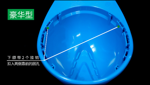 梅思安Y型四點(diǎn)式下頦帶安全帽安裝方法13