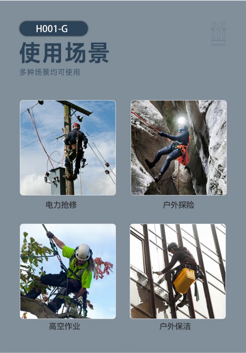 PIP H001-G經(jīng)濟款單掛點全身式安全帶8