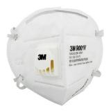 3M9001V折疊式帶閥顆粒物KN90防護(hù)口罩