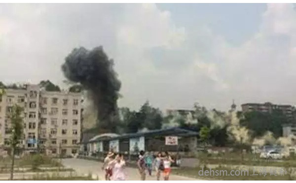 四川一研究院廢舊氣瓶爆炸事故現(xiàn)場圖